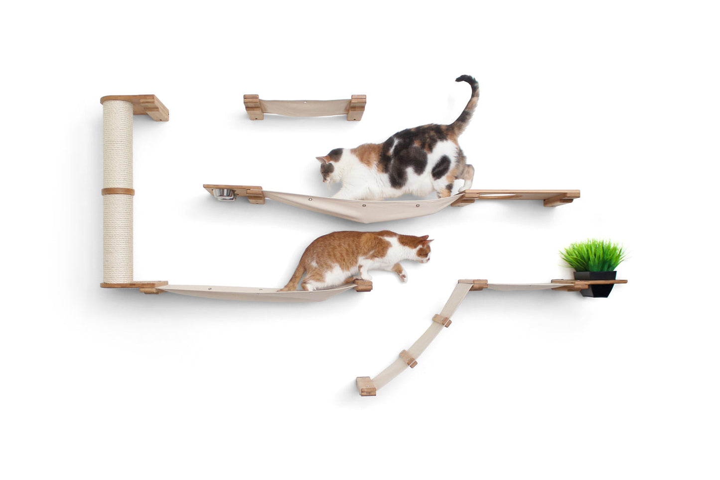 Multi-Level Cat Activity Center - Wide Layout Climbing System