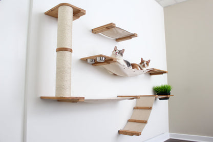 Multi-Level Cat Activity Center - Wide Layout Climbing System