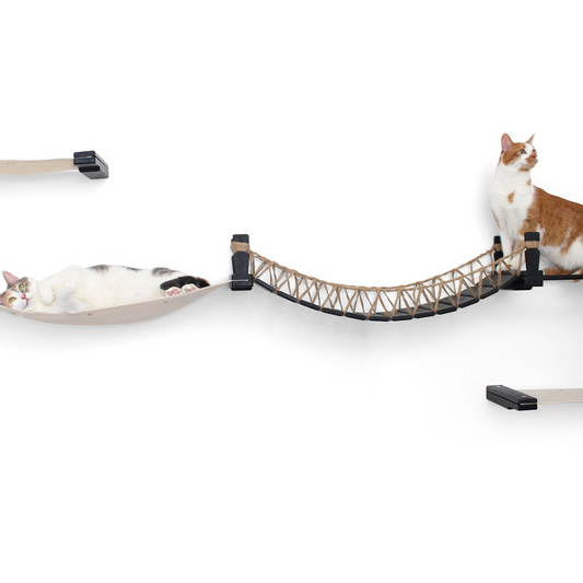 Wide Cat Condo - Multi-Cat Comfort System with Bridge Connection