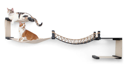 Wide Cat Condo - Multi-Cat Comfort System with Bridge Connection