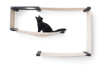Cat Puzzle Wall System - 3-Tier Mental Stimulation Maze