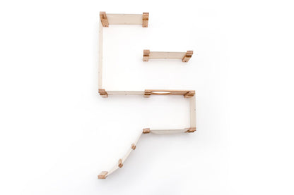 Compact Cat Fort - Vertical Hideaway with Multiple Entry Points