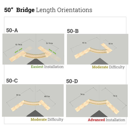 Corner Cat Bridge - Wall-to-Wall Connection System