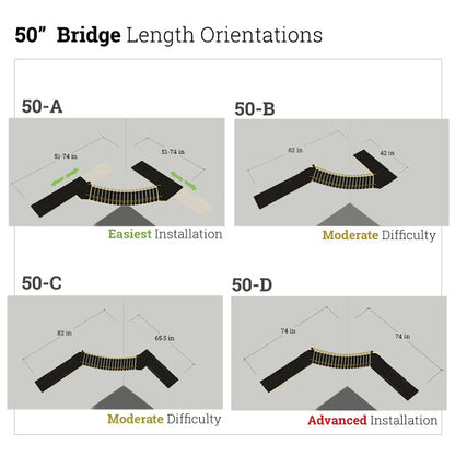 Corner Cat Bridge - Wall-to-Wall Connection System