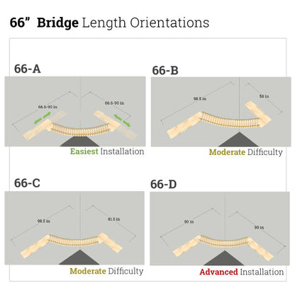 Corner Cat Bridge - Wall-to-Wall Connection System