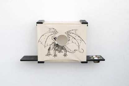 Deluxe Cat Cubby Bed- Customizable Hideaway with Accessories