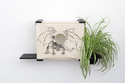 Deluxe Cat Cubby Bed- Customizable Hideaway with Accessories