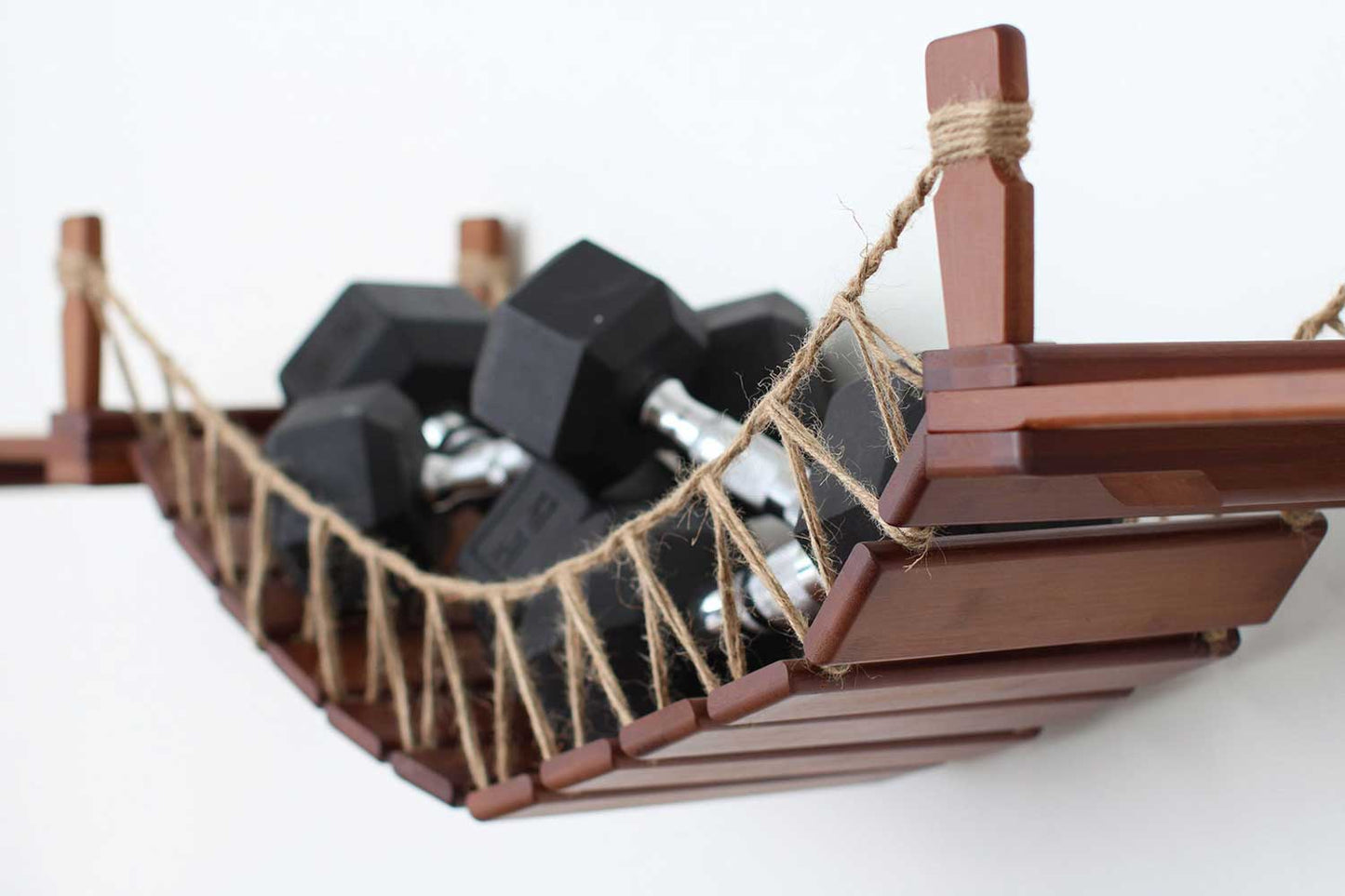 Double Cat Hammock Bridge - Suspension System with Climbing Platform