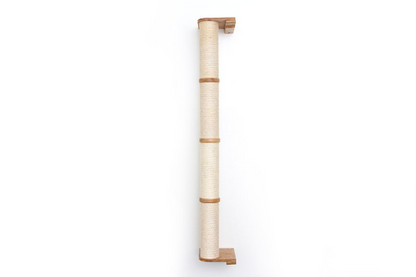 Wall Mounted Cat Scratching Pole with Sisal - Vertical Climbing Tower for Small Spaces