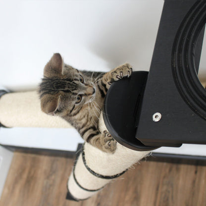 X-Shaped Cat Scratcher - Multi-Angle Climbing System with Ramp Access