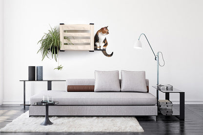 Deluxe Cat Cubby Bed- Customizable Hideaway with Accessories