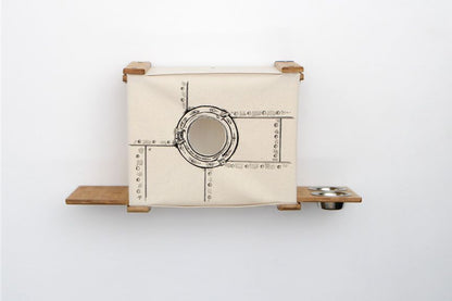 Deluxe Cat Cubby Bed- Customizable Hideaway with Accessories