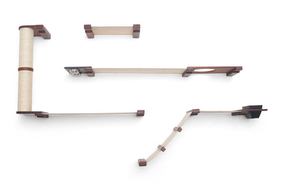Multi-Level Cat Activity Center - Wide Layout Climbing System