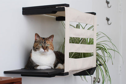 Deluxe Cat Cubby Bed- Customizable Hideaway with Accessories