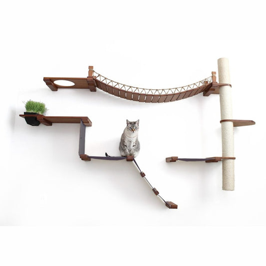 Cat Jungle Gym - Compact Activity System for Active Cats