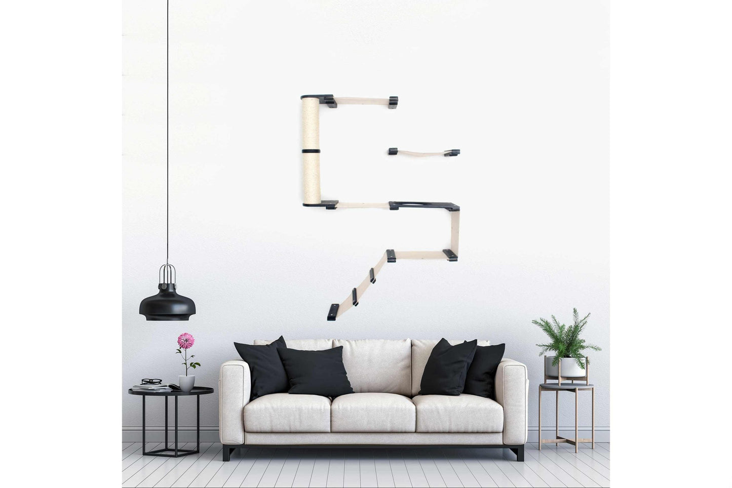 Compact Cat Fort - Vertical Hideaway with Multiple Entry Points