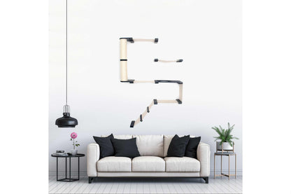 Compact Cat Fort - Vertical Hideaway with Multiple Entry Points