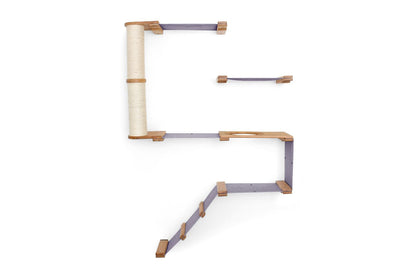 Compact Cat Fort - Vertical Hideaway with Multiple Entry Points