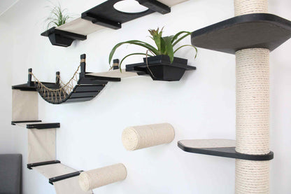 Ultimate Cat Playground - Complete Wall-Mounted Adventure System