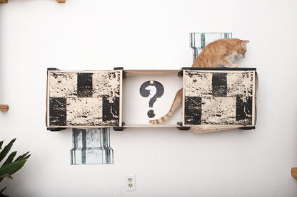 Mario-inspired Cat Condo - Interactive Warp Pipe Climbing System