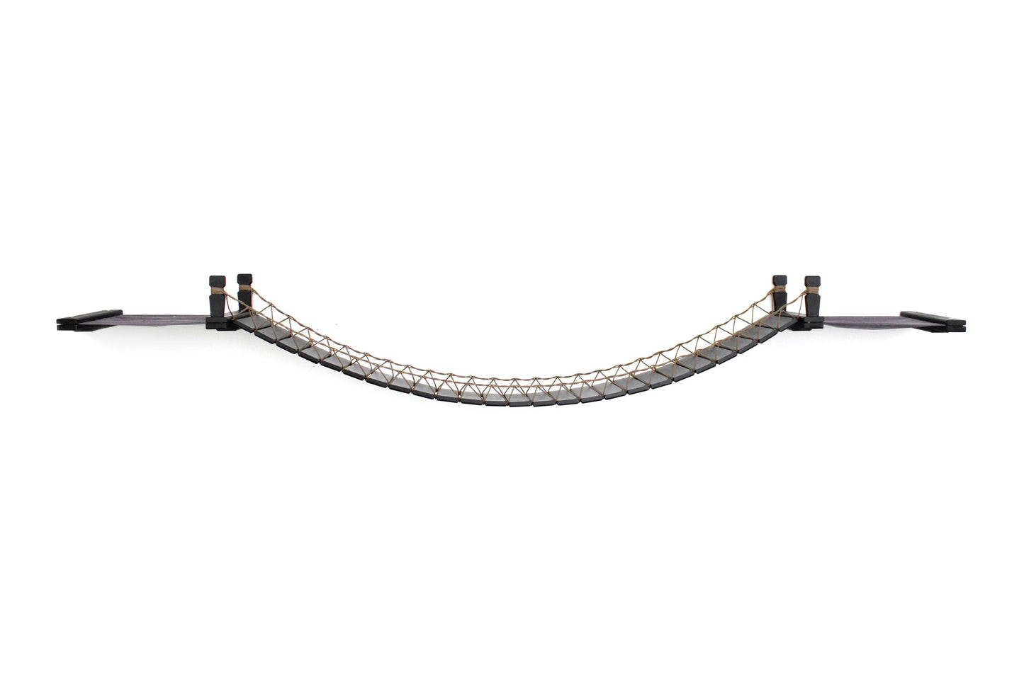 Double Cat Hammock Bridge - Suspension System with Climbing Platform