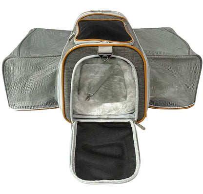 Airline Pet Carrier Soft-Sided Double Expandable (Platinum Series)