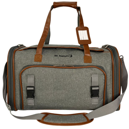 Double Expandable Airline Approved Pet Carrier – Standard Size, Soft-Sided