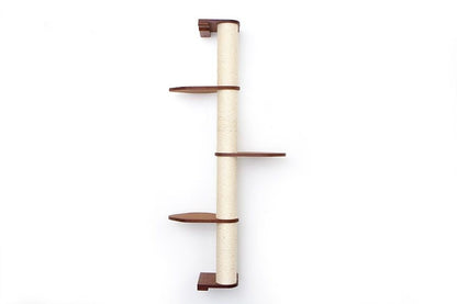 Wall Mounted Cat Scratching Pole with Sisal - Vertical Climbing Tower for Small Spaces