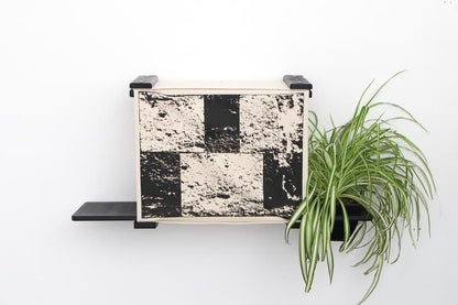 Deluxe Cat Cubby Bed- Customizable Hideaway with Accessories