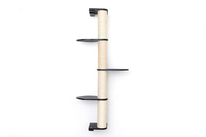 Wall Mounted Cat Scratching Pole with Sisal - Vertical Climbing Tower for Small Spaces